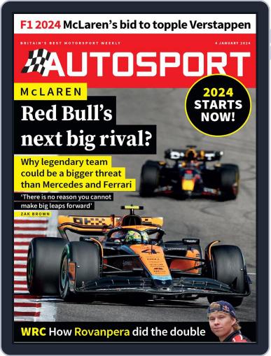 Autosport January 4th, 2024 Digital Back Issue Cover