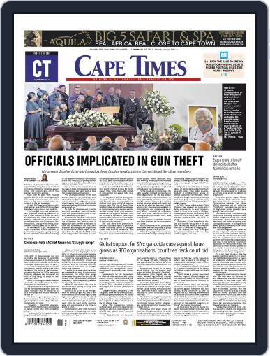 Cape Times January 11th, 2024 Digital Back Issue Cover