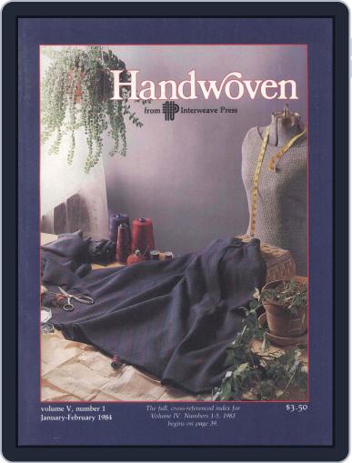 Handwoven January 1st, 1984 Digital Back Issue Cover