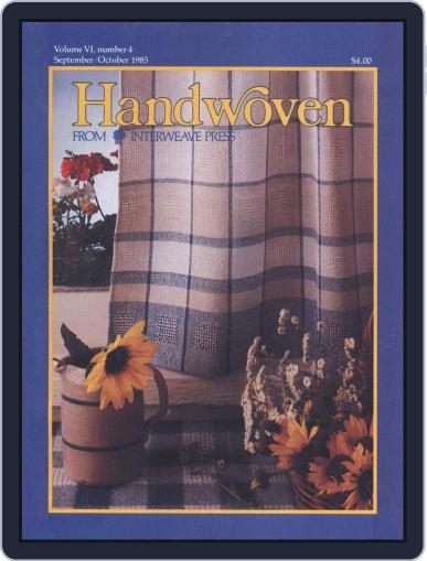 Handwoven September 1st, 1985 Digital Back Issue Cover
