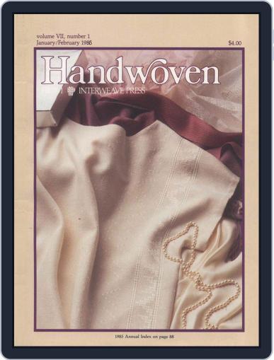Handwoven January 1st, 1986 Digital Back Issue Cover