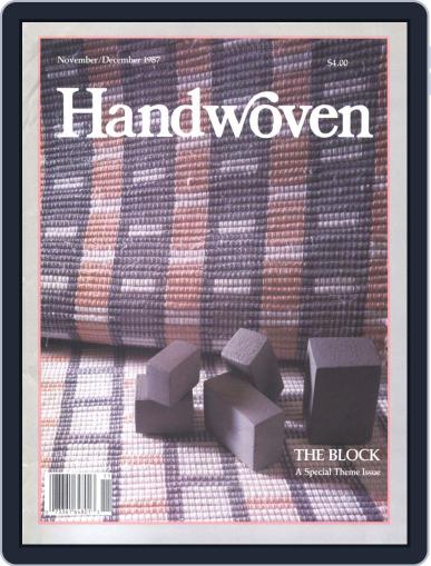Handwoven November 1st, 1987 Digital Back Issue Cover