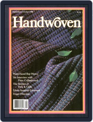 Handwoven September 1st, 1988 Digital Back Issue Cover