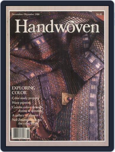 Handwoven November 1st, 1988 Digital Back Issue Cover