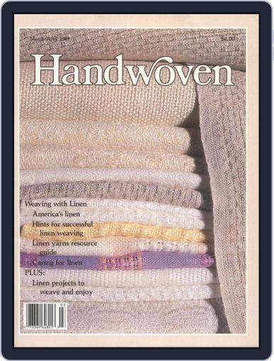 Handwoven March 1st, 1989 Digital Back Issue Cover
