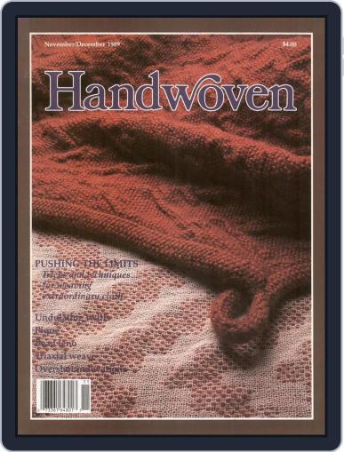 Handwoven November 1st, 1989 Digital Back Issue Cover