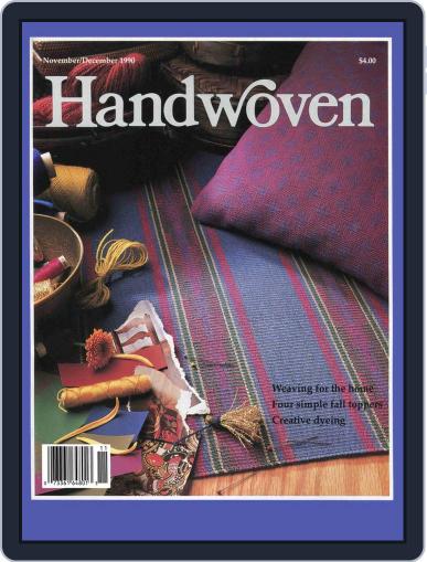 Handwoven November 1st, 1990 Digital Back Issue Cover