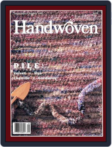 Handwoven September 1st, 1992 Digital Back Issue Cover