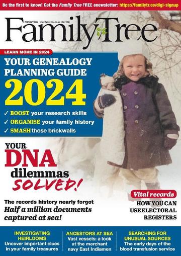 Family Tree UK January 12th, 2024 Digital Back Issue Cover