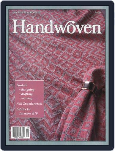 Handwoven November 1st, 1992 Digital Back Issue Cover