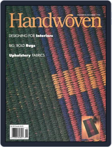Handwoven November 1st, 1994 Digital Back Issue Cover