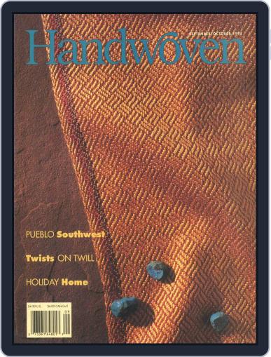 Handwoven September 1st, 1995 Digital Back Issue Cover