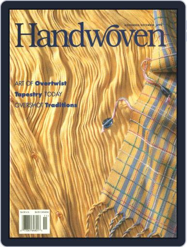 Handwoven November 1st, 1996 Digital Back Issue Cover