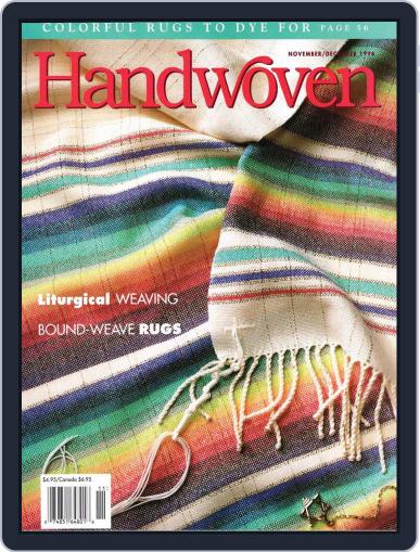 Handwoven November 1st, 1998 Digital Back Issue Cover