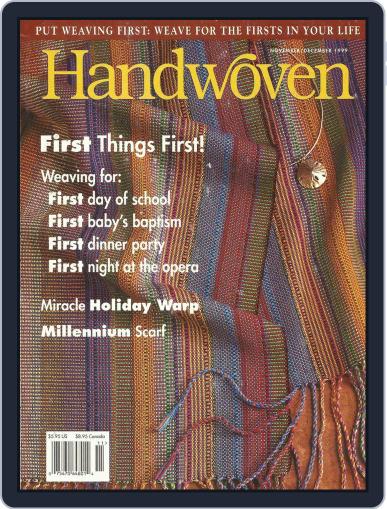 Handwoven November 1st, 1999 Digital Back Issue Cover