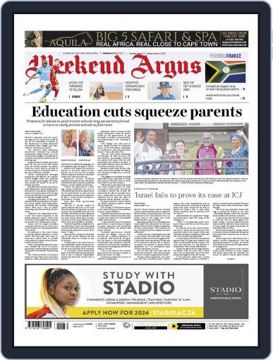 Weekend Argus Saturday January 13th, 2024 Digital Back Issue Cover