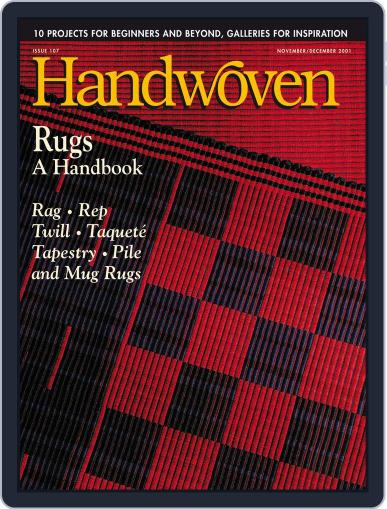Handwoven November 1st, 2001 Digital Back Issue Cover