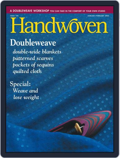 Handwoven January 1st, 2002 Digital Back Issue Cover
