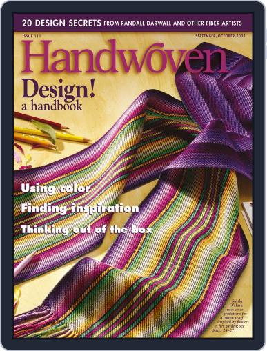 Handwoven September 1st, 2002 Digital Back Issue Cover