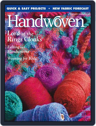 Handwoven November 1st, 2003 Digital Back Issue Cover