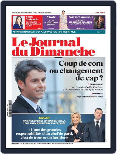 Le Journal du dimanche January 14th, 2024 Digital Back Issue Cover