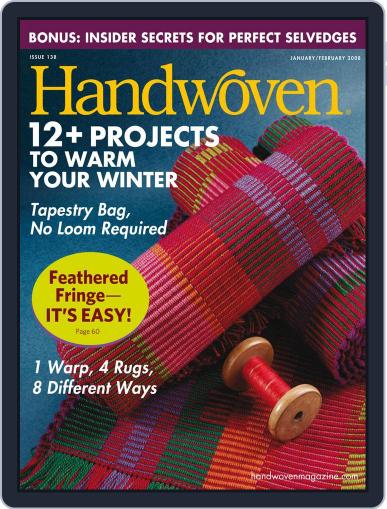Handwoven January 1st, 2008 Digital Back Issue Cover