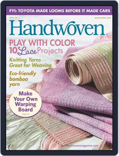 Handwoven March 1st, 2008 Digital Back Issue Cover