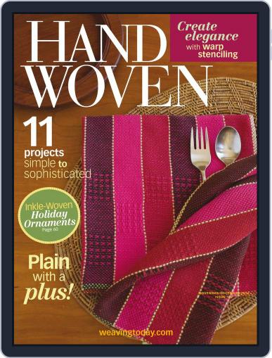 Handwoven October 6th, 2014 Digital Back Issue Cover