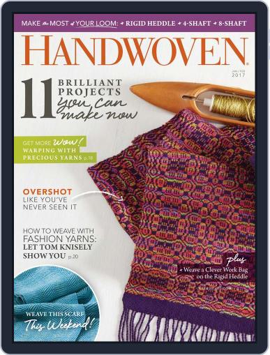 Handwoven January 1st, 2017 Digital Back Issue Cover