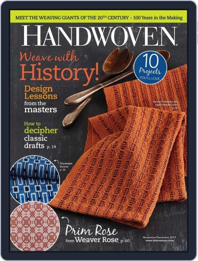 Handwoven November 1st, 2017 Digital Back Issue Cover
