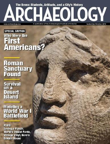 ARCHAEOLOGY August 14th, 2014 Digital Back Issue Cover