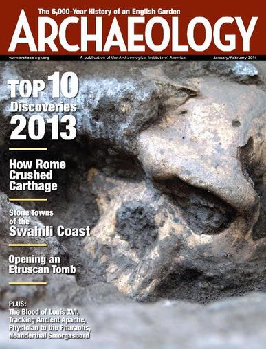 ARCHAEOLOGY December 9th, 2013 Digital Back Issue Cover