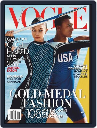 Vogue July 19th, 2016 Digital Back Issue Cover