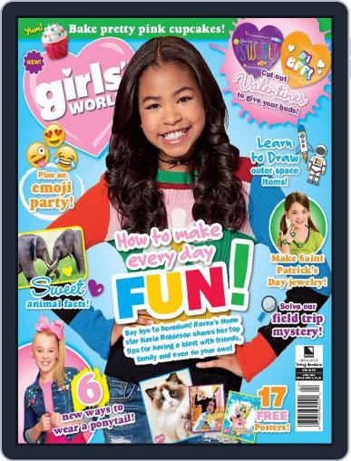 Girls' World April 1st, 2018 Digital Back Issue Cover