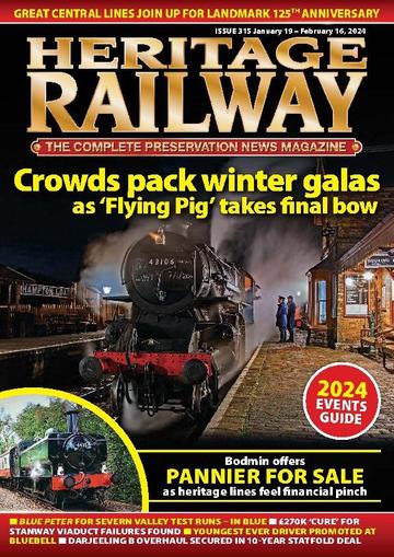 Heritage Railway January 19th, 2024 Digital Back Issue Cover