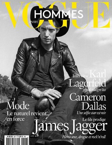 Vogue Hommes March 18th, 2016 Digital Back Issue Cover