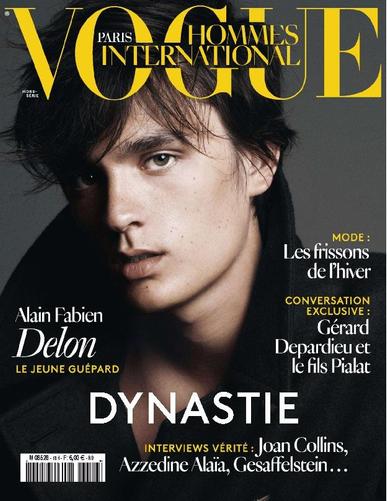 Vogue Hommes September 10th, 2013 Digital Back Issue Cover