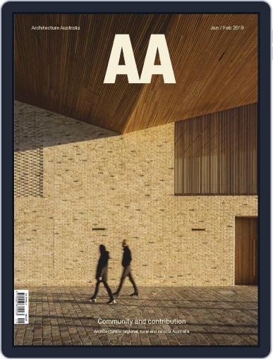 Architecture Australia January 1st, 2019 Digital Back Issue Cover