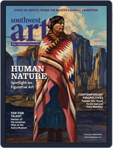 Southwest Art February 1st, 2024 Digital Back Issue Cover
