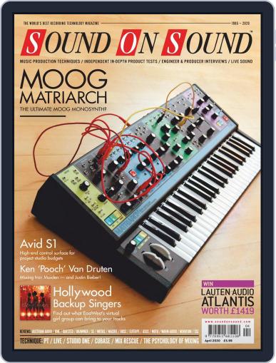 Sound On Sound UK April 1st, 2020 Digital Back Issue Cover