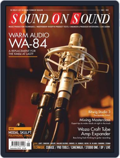 Sound On Sound UK September 1st, 2019 Digital Back Issue Cover