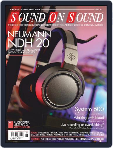 Sound On Sound UK May 1st, 2019 Digital Back Issue Cover
