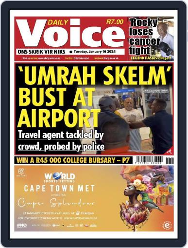 Daily Voice January 16th, 2024 Digital Back Issue Cover