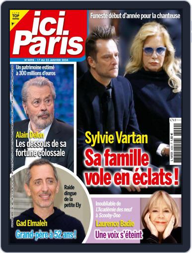 Ici Paris January 17th, 2024 Digital Back Issue Cover