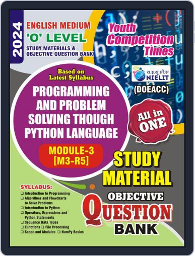 2023-24 O Level M3-R5 Study Material Python Digital Back Issue Cover