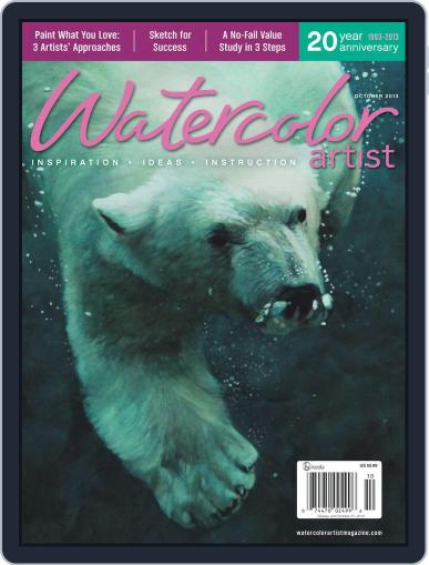 Watercolor Artist August 6th, 2013 Digital Back Issue Cover