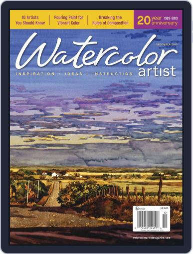 Watercolor Artist October 8th, 2013 Digital Back Issue Cover