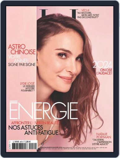 Elle France January 18th, 2024 Digital Back Issue Cover