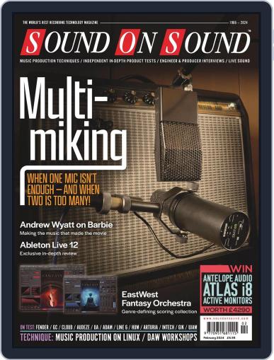 Sound On Sound UK February 1st, 2024 Digital Back Issue Cover