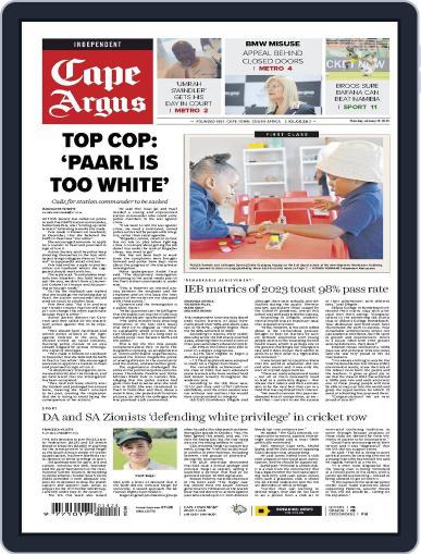 Cape Argus January 18th, 2024 Digital Back Issue Cover